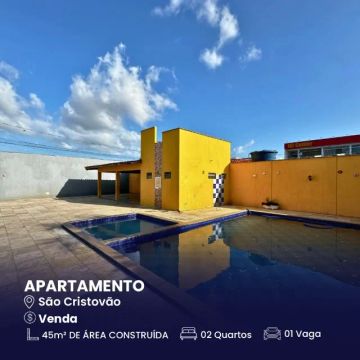 VENDA / LOCAÇÃO - APARTAMENTO NO SÃO CRISTOVÃO / 02 QUARTOS (01 SUÍTE)