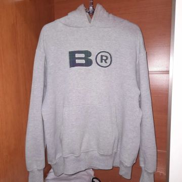 MOLETOM BAW HOODIE SNIP PLAID CINZA
