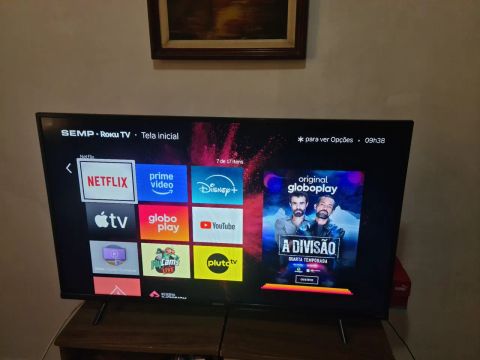 TV Semp Roku 43 polegadas Smart