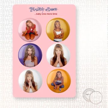 Bottons Britney Spears: Baby One More Time