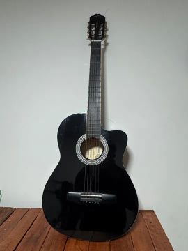 Violão eletrico Preto VOGGA VCE 300 BK