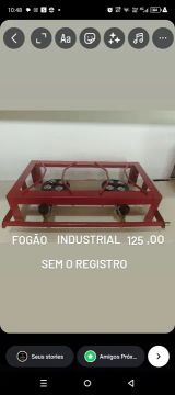 Fogão Industrial 125,00