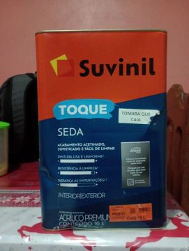 Tinta Acrílica Suvinil Toque Seda 16L -  Acabamento Acetinada