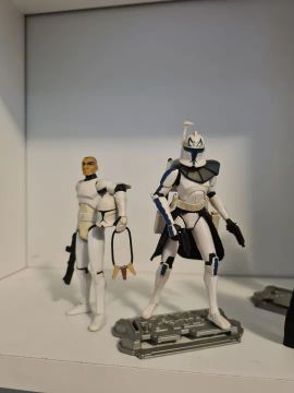 Bonecos Star Wars - Clones Trooper e Capitão Rex