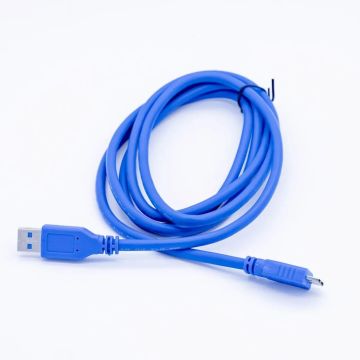 Cabo USB 3.0 Para HD Externo Conector A Macho x Micro B Macho 1,8 Metros