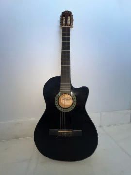 Violão Elétrico Nylon Michael VM220 dt Preto com Bag