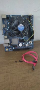 Kit I3 7100 placa mãe h110m cpu cooler