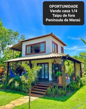 Venda casa 1/4 Península de Maraú/Ba