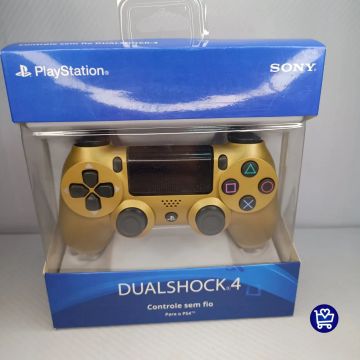 Controle DualShock 4 Dourado para PS4