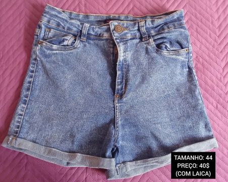 Short Jeans 44 - Com Laica