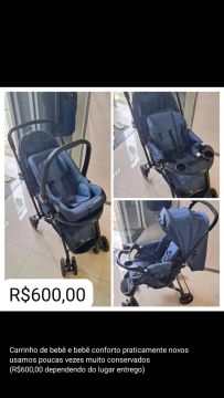 Carrinho de Bebê e Bebê Conforto - Usados