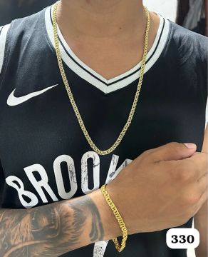 Conjunto de Corrente e Pulseira