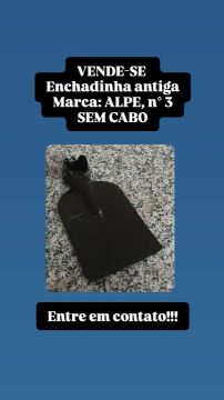 Enxadinha antiga ALPE n° 3 sem cabo