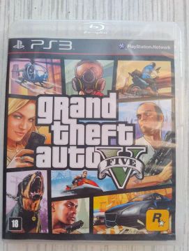 Grand Theft Auto V (mídia física GTA 5 PS3) 