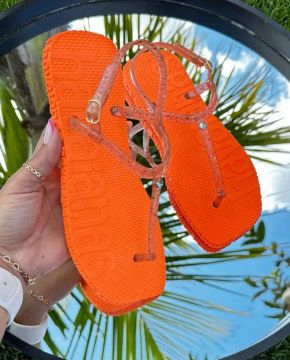 Rasteirinhas havaianas coloridas ATACADO