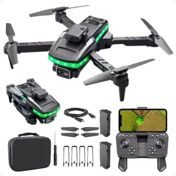 Mini Drone Profissional Barato Com Câmera Dupla Hd Com Led