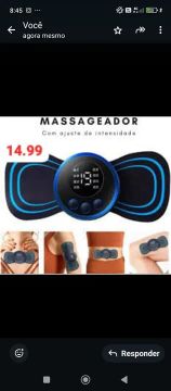 Massageador Elétrico Portátil - Relaxe e Alivie as Dores