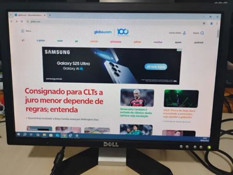 Monitor DELL 19 Polegadas funcionando 100%