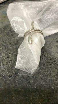 Anel de Cobra em Prata