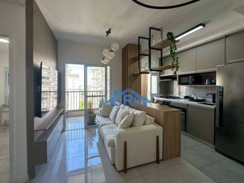 Apartamento com 2 dormitórios para alugar, 52 m² por R$ 5.335,00/mês - Alphaville - Baruer