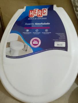 Assento de vaso sanitário almofadado HERC
