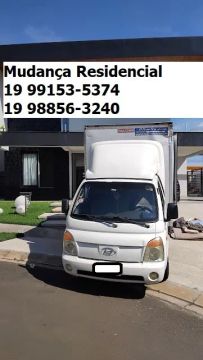 Caminhão baú disponível: Transporte de mudança residencial e comercial