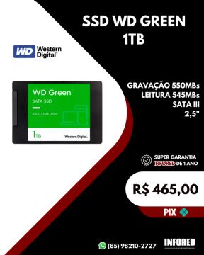 SSD WD green 1TB
