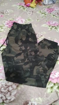 Calça cargo de sarja Tam PP