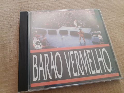BARÃO VERMELHO CD AO VIVO SOM LIVRE ROCK TITÃS LEGIÃO 