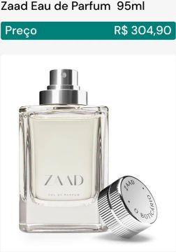 Deo Parfum Masculino Zaad 