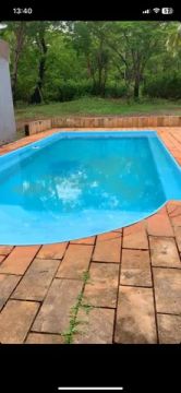 Chacara Com Piscina Proximo Da Cidade,Poço Proprio ,Area 4500 M²....Permuta Por Casa...
