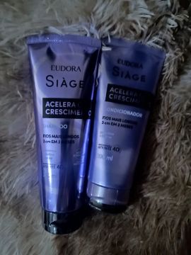 Kit Eudora Siàge Acelera Crescimento Shampoo e Condicionador