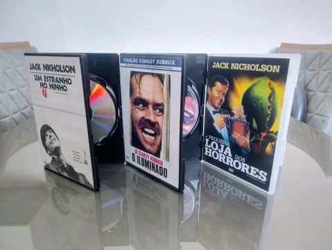 Coleção de filmes clássicos de Jack Nicholson em DVD
