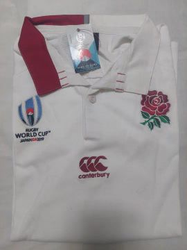 Camisa de Rugby Inglaterra - Copa do Mundo Japão 2019 Nova na Embalagem. 