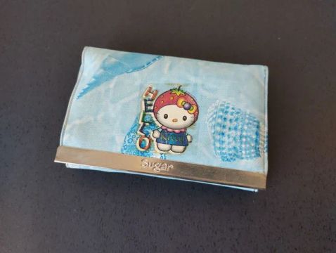 Carteira Hello Kitty Azul (Raridade Anos 90)