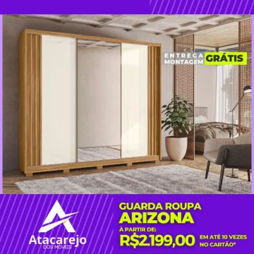 Guarda Roupa Casal Entrega e Montagem Grátis 