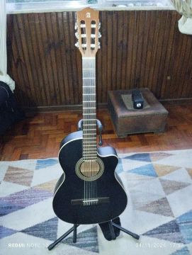 Violão Alhambra  Black Satin CW EZ importado