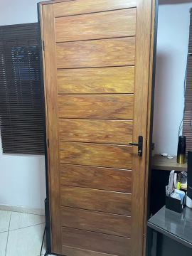 Porta Pvc amadeirado 800x2100
