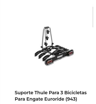 Suporte thule usado apenas 2 vezes!