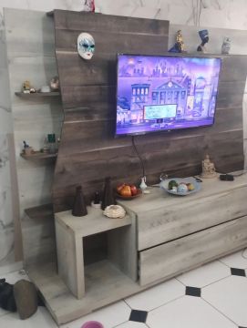 Rack para TV com design moderno