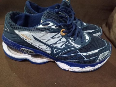 Tênis Mizuno Wave Creation Azul lindo n 38
