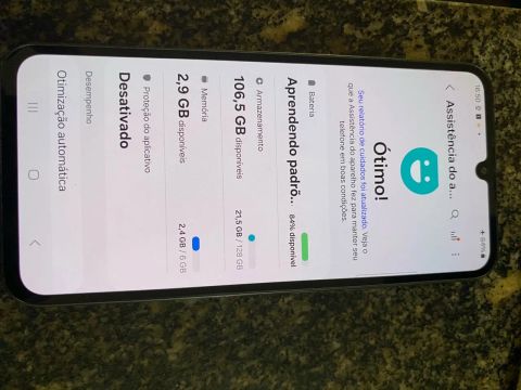 Celular Com estado de novo