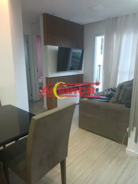 Apartamento Semi Mobiliado para alugar com 2 Quartos, 1 Vaga- Vila Galvão - Guarulhos por 