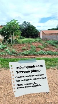 Terreno em Condomínio Fechado em Paulicéia 