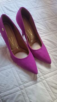 Sapatos Salto Alto Rosa