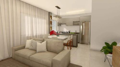 Apartamento com 66,82m² 3 quartos, à venda, no bairro Bom Jesus em São José dos Pinhais