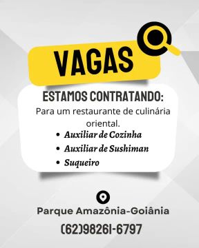Vaga de emprego 