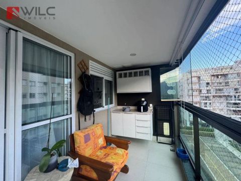 Apartamento com 3 dormitórios para alugar, 80 m² por R$ 5.810,00/mês - Recreio dos Bandeir