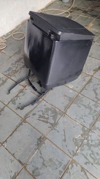Bau para Moto 125L com suporte chapan titan 150 2012