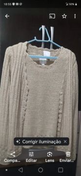 Casaquinho com blusa 